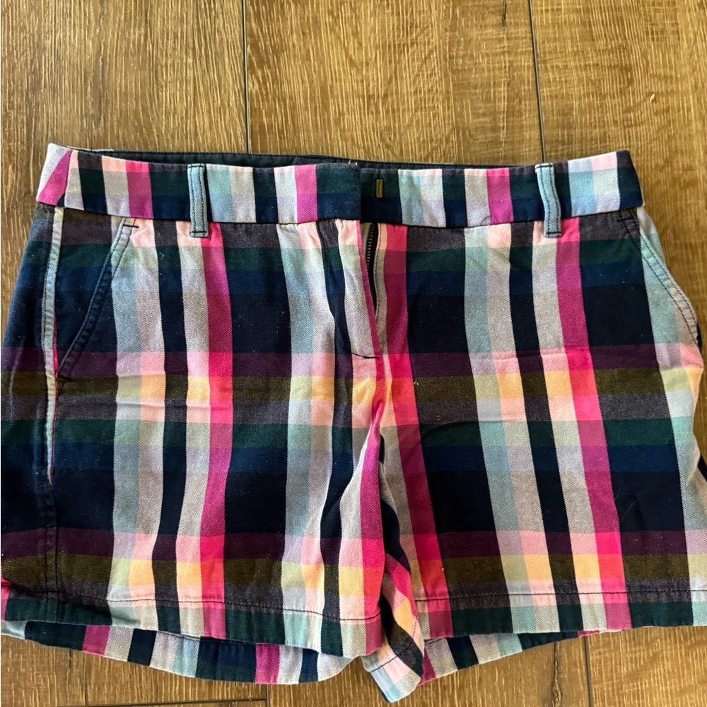 Colorful Plaid Women's Shorts